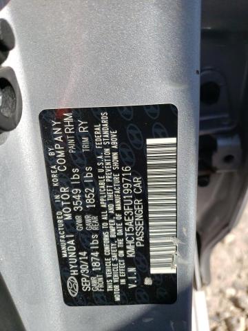 Photo 10 from auction – 2015 HYUNDAI ACCENT GS with VIN KMHCT5AE3FU199716