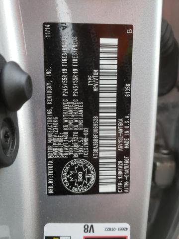 Photo 10 from auction – 2015 TOYOTA VENZA LE with VIN 4T3BA3BB8FU069528