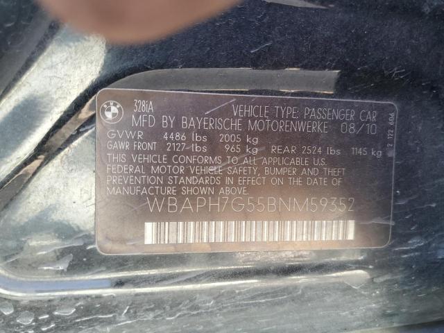 Foto 10 de la subasta – 2011 BMW 328 I con VIN WBAPH7G55BNM59352