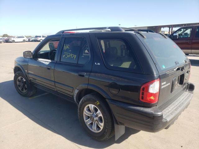 Photo 3 from auction – 2001 ISUZU RODEO S with VIN 4S2CK58W414318120