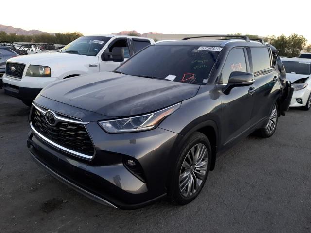 Photo 2 from auction – 2021 TOYOTA HIGHLANDER with VIN 5TDFZRAH6MS037114