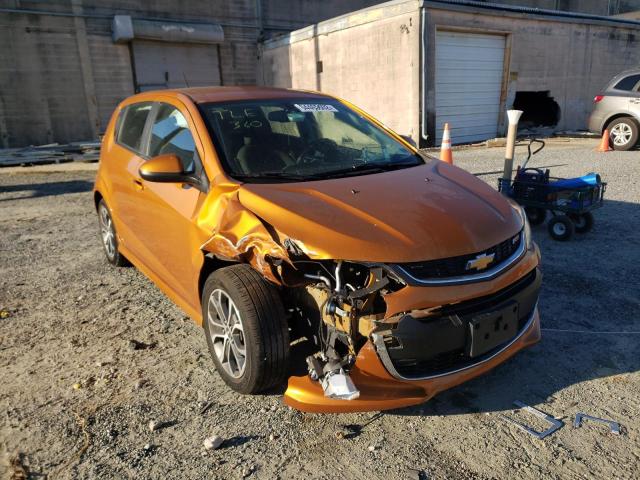 CHEVROLET SONIC LT 2017 with VIN 1G1JD6SH2H4150381 - Photo from auction