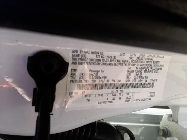Photo 10 from auction – 2015 FORD FOCUS SE with VIN 1FADP3F21FL203936