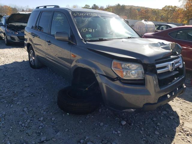 HONDA PILOT EXL 2007 with VIN 5FNYF18557B021803 - Photo from auction