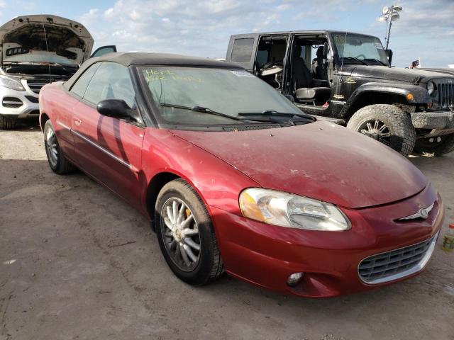 CHRYSLER SEBRING LX 2002 with VIN 1C3EL55R82N140924 - Photo from auction