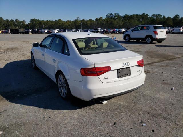 Photo 3 from auction – 2013 AUDI A4 PREMIUM with VIN WAUFFAFL4DN036537