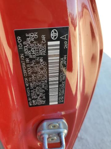 Photo 10 from auction – 2010 TOYOTA YARIS with VIN JTDJT4K30A5293137