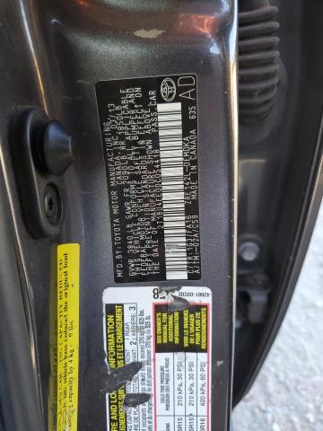 Zdjęcie 10 z aukcji – 2013 TOYOTA COROLLA BA z VIN 2T1BU4EE0DC054418