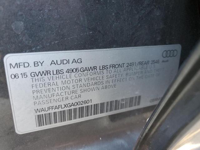 Photo 10 from auction – 2016 AUDI A4 PREMIUM with VIN WAUFFAFLXGA002601