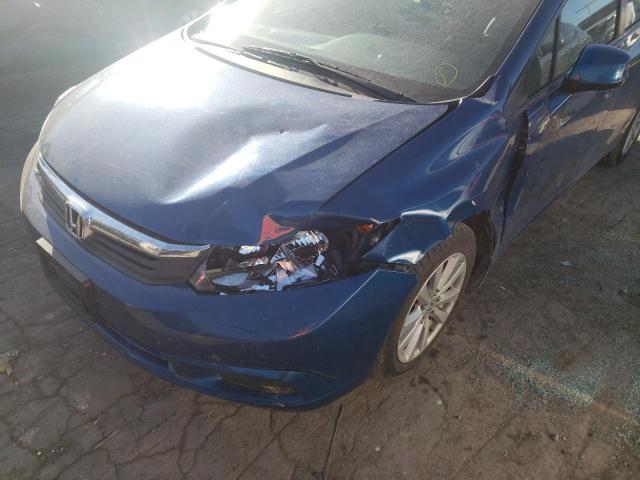 Photo 9 from auction – 2012 HONDA CIVIC EX with VIN 19XFB2F8XCE002380