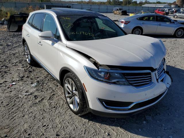LINCOLN MKX RESERV 2018 with VIN 2LMPJ8LP0JBL19692 - Photo from auction