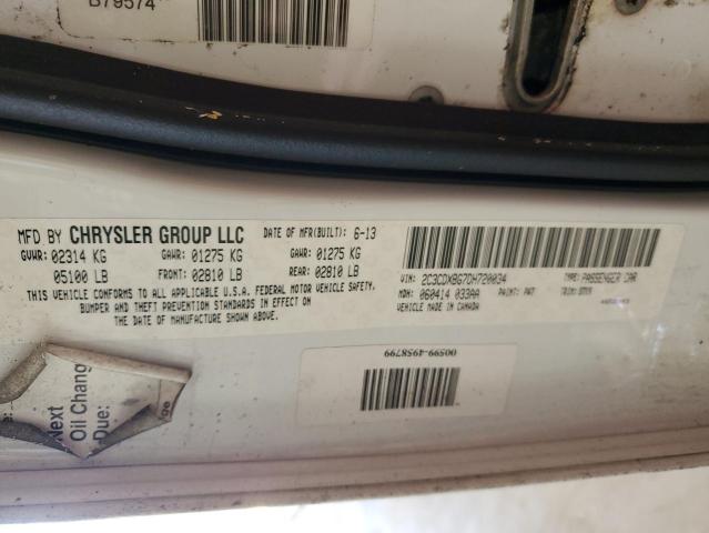 Photo 10 from auction – 2013 DODGE CHARGER SE with VIN 2C3CDXBG7DH720034