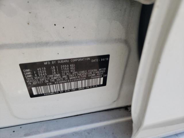 Photo 10 from auction – 2018 SUBARU LEGACY 2.5 with VIN 4S3BNAC63J3040556