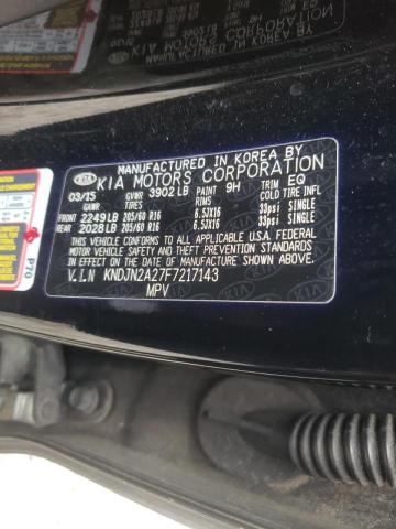 Photo 10 from auction – 2015 KIA SOUL with VIN KNDJN2A27F7217143