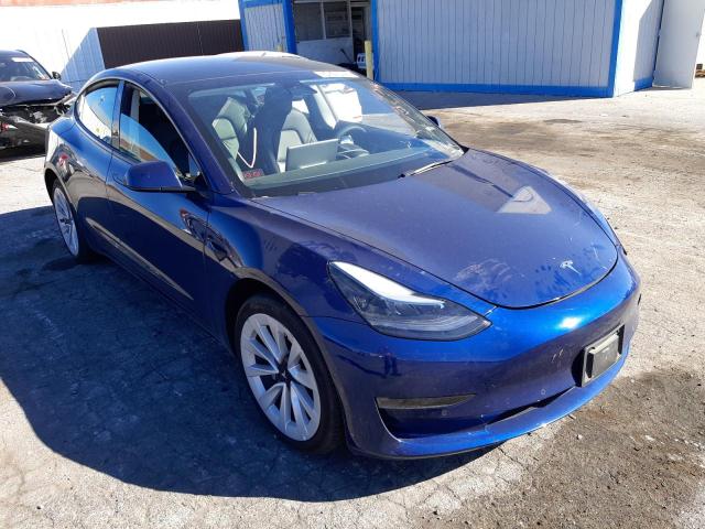 TESLA MODEL 3 2022 with VIN 5YJ3E1EB8NF185616 - Photo from auction