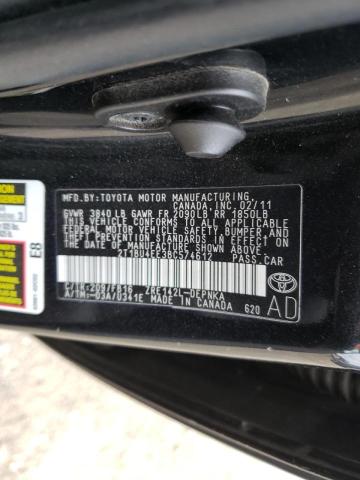 Photo 10 from auction – 2011 TOYOTA COROLLA BA with VIN 2T1BU4EE3BC574612