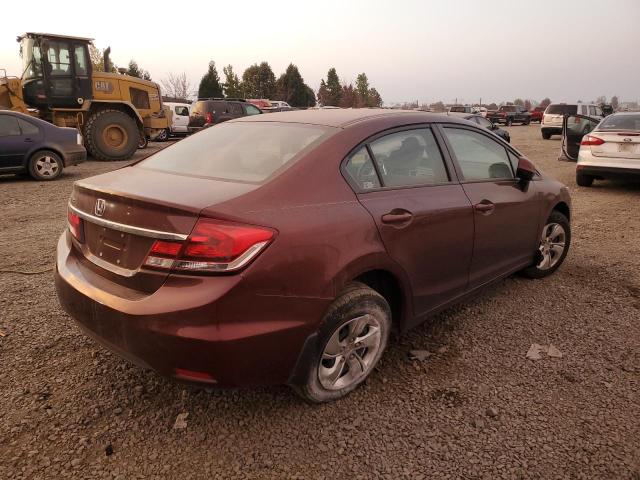 Photo 4 from auction – 2013 HONDA CIVIC LX with VIN 19XFB2F54DE290484