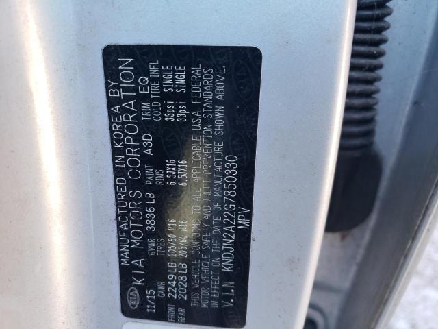 Photo 10 from auction – 2016 KIA SOUL with VIN KNDJN2A22G7850330