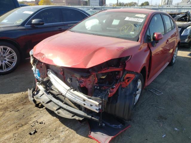 Photo 1 from auction – 2021 TOYOTA COROLLA LE with VIN 5YFEPMAE3MP234700