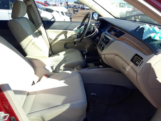 Photo 5 from auction – 2005 MITSUBISHI LANCER ES with VIN JA3AJ26E95U025400