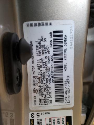Photo 10 from auction – 2007 TOYOTA COROLLA CE with VIN 1NXBR32E37Z794290