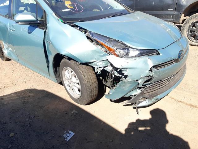 Photo 9 from auction – 2019 TOYOTA PRIUS with VIN JTDKARFU3K3100132
