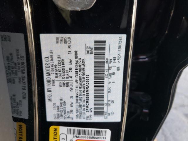 Photo 10 from auction – 2021 FORD BRONCO SPO with VIN 3FMCR9B68MRA09913
