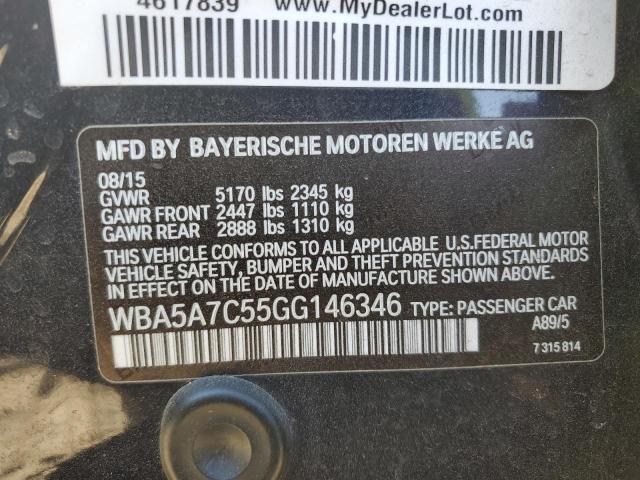 Photo 10 from auction – 2016 BMW 528 XI with VIN WBA5A7C55GG146346