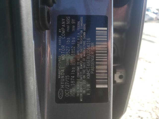 Photo 10 from auction – 2016 HYUNDAI ACCENT SE with VIN KMHCT4AE8GU044316