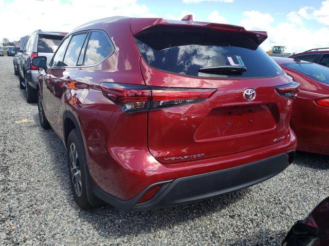 Photo 3 from auction – 2022 TOYOTA HIGHLANDER with VIN 5TDHZRBH4NS569163