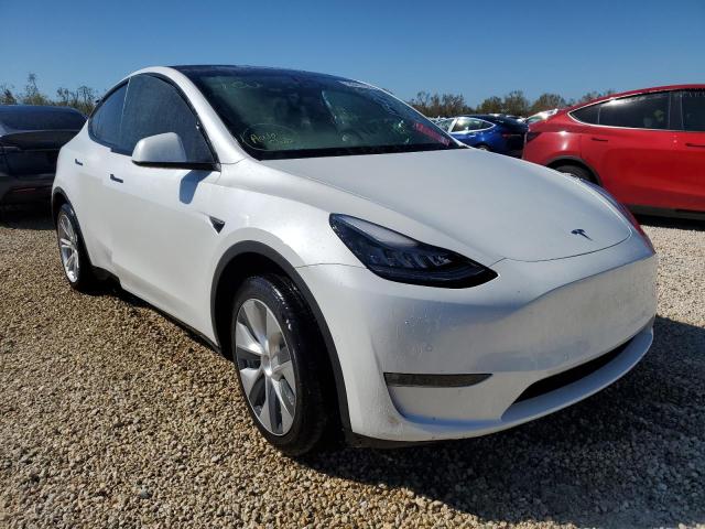 TESLA MODEL Y 2021 with VIN 5YJYGDED2MF111156 - Photo from auction