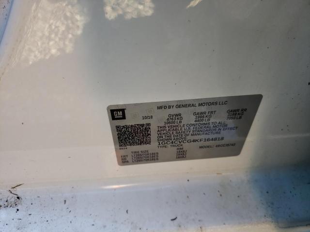 Photo 10 from auction – 2019 CHEVROLET SILVERADO with VIN 1GC4CVCG4KF164818