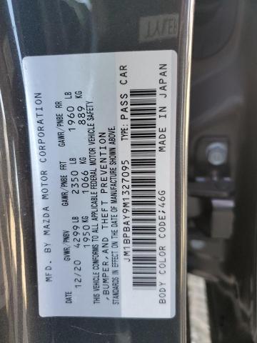 Photo 10 from auction – 2021 MAZDA 3 with VIN JM1BPBAY9M1327095