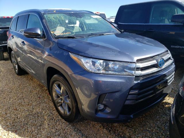 TOYOTA HIGHLANDER 2019 with VIN 5TDDGRFH6KS064364 - Photo from auction