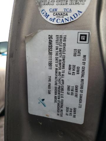 Photo 10 from auction – 2001 BUICK CENTURY CU with VIN 2G4WS52J811119911