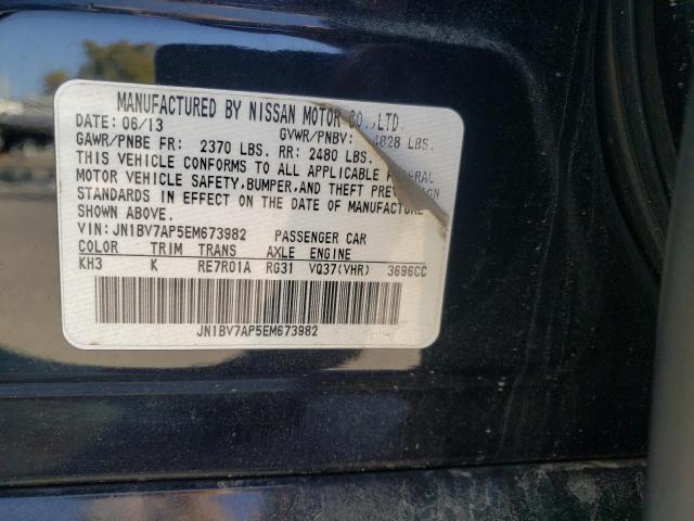 Photo 10 from auction – 2014 INFINITI Q50 BASE with VIN JN1BV7AP5EM673982