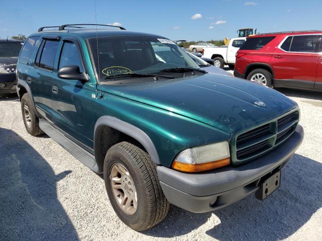 DODGE DURANGO SP 2003 with VIN 1D4HS38N03F581549 - Photo from auction
