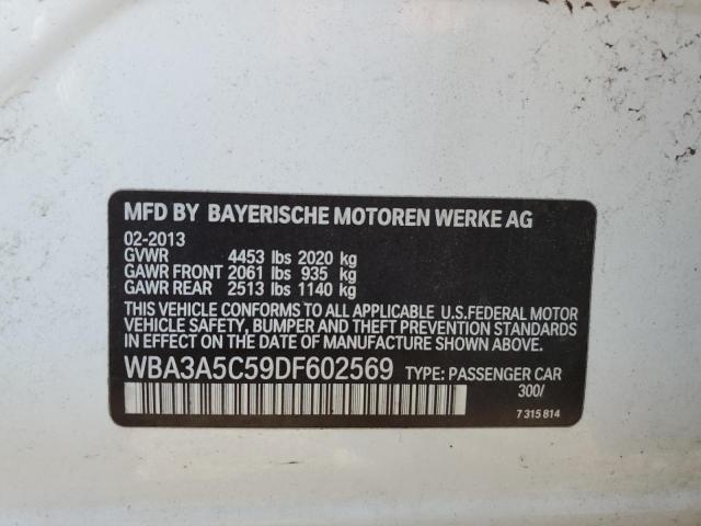 Photo 10 from auction – 2013 BMW 328 I with VIN WBA3A5C59DF602569