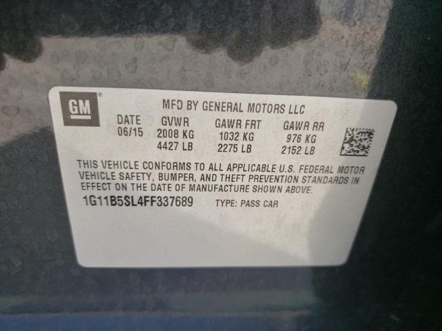 Photo 10 from auction – 2015 CHEVROLET MALIBU LS with VIN 1G11B5SL4FF337689