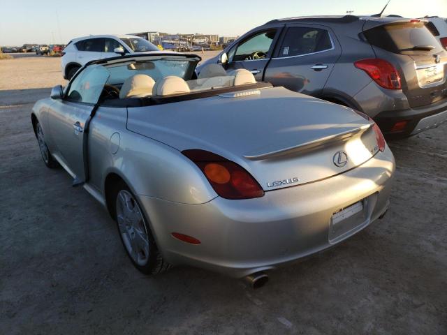 Photo 3 from auction – 2003 LEXUS SC 430 with VIN JTHFN48Y930048970