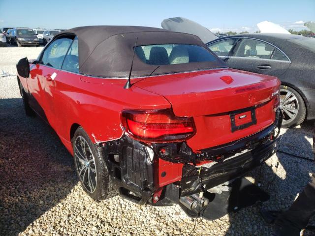 Photo 3 from auction – 2020 BMW 230I with VIN WBA2M7C03L7F36213
