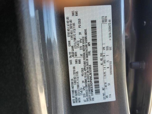 Photo 10 from auction – 2022 FORD BRONCO BAS with VIN 1FMEE5DP6NLB33553