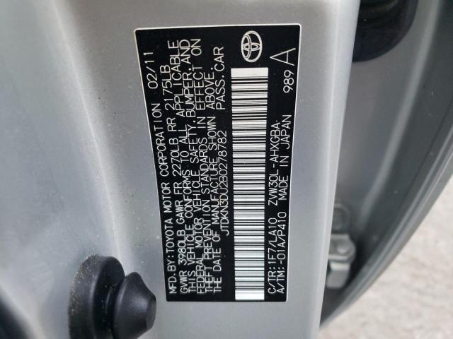 Photo 10 from auction – 2011 TOYOTA PRIUS with VIN JTDKN3DU2B0278782