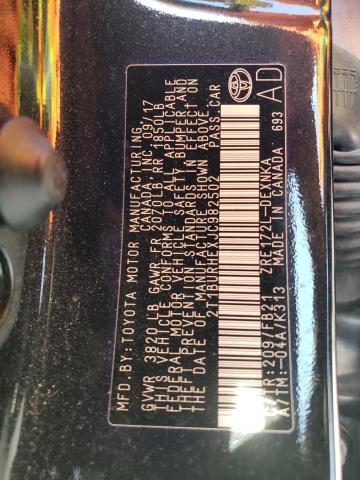 Photo 10 from auction – 2018 TOYOTA COROLLA L with VIN 2T1BURHEXJC982502