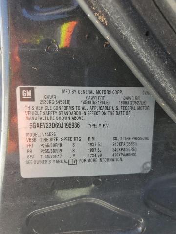 Photo 10 from auction – 2009 BUICK ENCLAVE CX with VIN 5GAEV23D69J195936