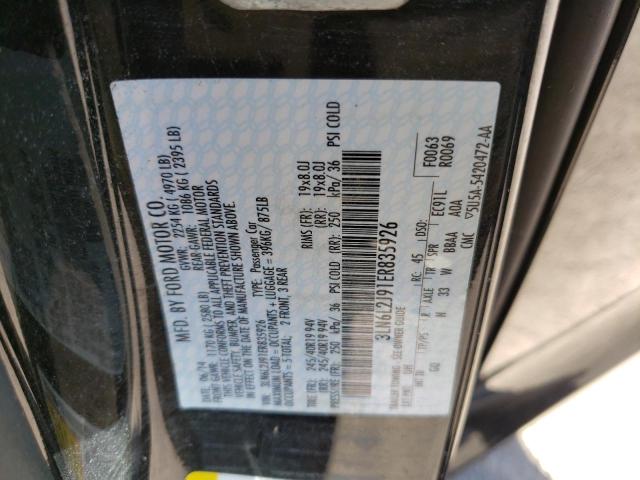 Zdjęcie 10 z aukcji – 2014 LINCOLN MKZ z VIN 3LN6L2J91ER835926