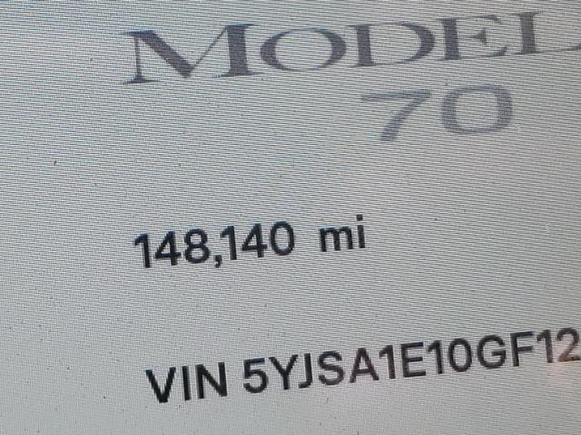 Photo 8 from auction – 2016 TESLA MODEL S with VIN 5YJSA1E10GF128294