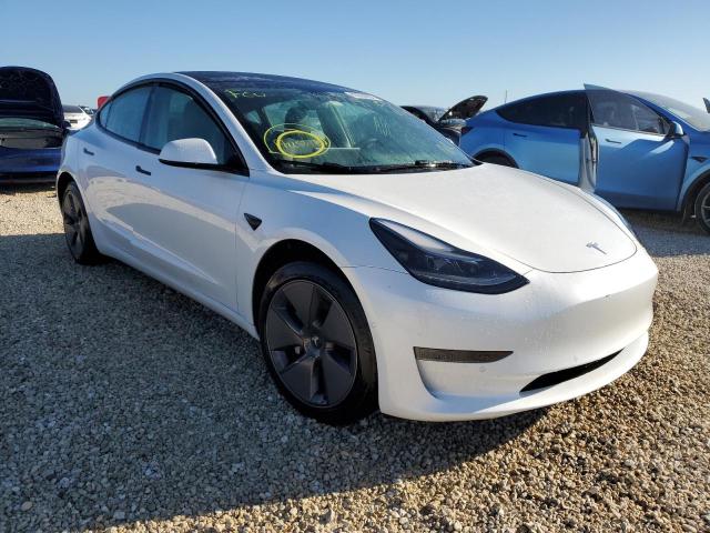 TESLA MODEL 3 2021 with VIN 5YJ3E1EAXMF098368 - Photo from auction