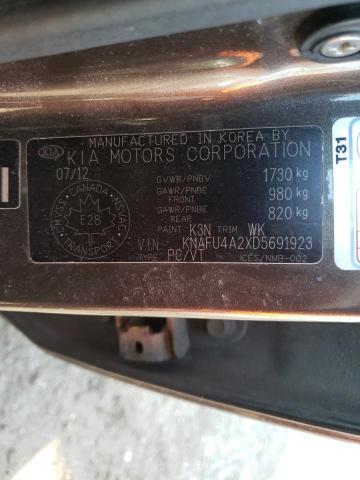 Photo 10 from auction – 2013 KIA FORTE EX with VIN KNAFU4A2XD5691923