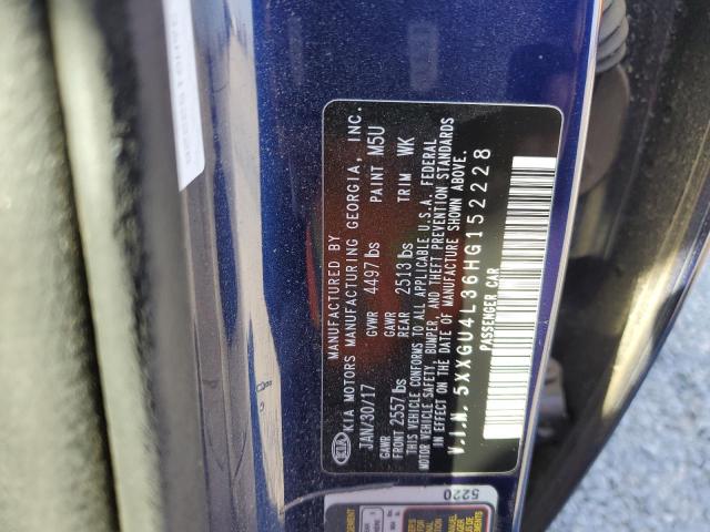 Photo 10 from auction – 2017 KIA OPTIMA EX with VIN 5XXGU4L36HG152228